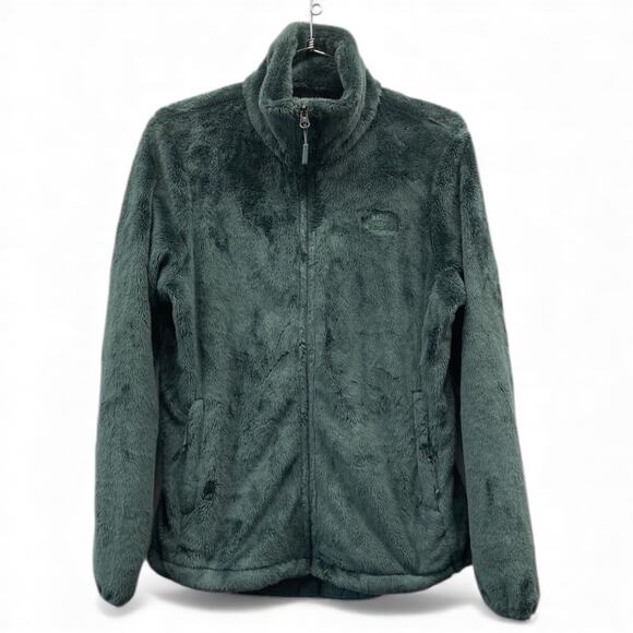 North Face Osito Soft Fleece Full Zip Jacket Dark Hunter Green Women's Size M - Picture 2 of 5